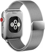 Akcesoria do smartwatchy - Tech-Protect Pasek Milaneseband do Watch 1/2/3/4 42/44mm) Srebrny - miniaturka - grafika 1