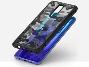 RINGKE Etui Fusion X do Xiaomi Mi 10T/10T Pro K30 K30 Pro Camo Black 7692X1 - Etui i futerały do telefonów - miniaturka - grafika 3