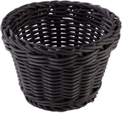 Wyposażenie lokali gastronomicznych - APS Koszyk okrągły 130 mm, czarny | Profi Line 50622 - miniaturka - grafika 1