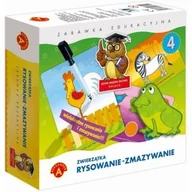 Zabawki kreatywne - Alexander Rysowanie-zmazywanie zwierzątka zabawka edukacyjna - miniaturka - grafika 1
