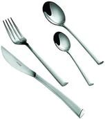 Zestawy sztućców - Bugatti caprera sztućce ze stali nierdzewnej 24-częściowy komplet IN-077S50MB - miniaturka - grafika 1