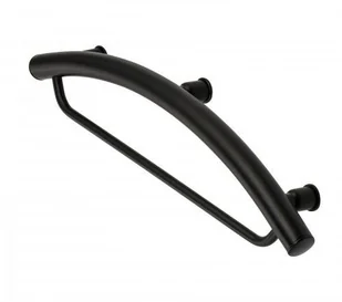 Deante VITAL UCHWYT CZARNY PRZYŚCIENNY Z MIEJSCEM NA RĘCZNIK - Akcesoria do armatury i ceramiki - miniaturka - grafika 4