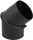 Kominy i akcesoria - Darco Kolano nastawne 200 mm 0-45° czarne - miniaturka - grafika 1