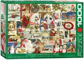 Puzzle - Eurographics Puzzle 1000 Vintage Christmas Cards 6000-0784 - - miniaturka - grafika 1