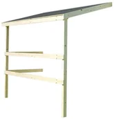 Altany ogrodowe - Megiw Drewutnia do domku ogrodowego 95x200 cm - miniaturka - grafika 1