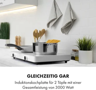 Płyta elektryczna Klarstein CP8-FutureChef-WH - Płyty elektryczne - miniaturka - grafika 2