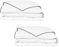 Kołdry - vidaXL Kołdra zimowa, 2 szt., 135x200 cm, biała vidaXL - miniaturka - grafika 1