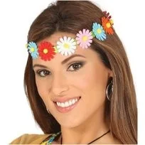 Guirca Opaska, "Wianek z kwiatkami", rozmiar uniwersalny - Gadżety dla niej i dla niego Guirca Opaska, "Wianek z kwiatkami", rozmiar uniwersalny - Gadżety dla niej i dla niego - miniaturka - grafika 3