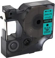 Etykiety do drukarek - Dymo strefadrukarek.pl Taśma D1 53719 24mm x 7m zielona czarny nadruk - zamiennik | OSZCZĘDZAJ DO 80% - ZADZWOŃ! 730811399 PROMOCJA! D1-53719 - miniaturka - grafika 1