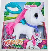 Maskotki i pluszaki - Fur Real Walkalots Jednorożec na smyczy E8727 HASBRO - miniaturka - grafika 1