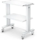 Meble i wyposażenie gabinetów medycznych - Ztm Tech-med G-007 stolik-wózek z 2 półkami pod aparaty medyczne G-007 - miniaturka - grafika 1
