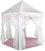 Namioty i tipi dla dzieci - MAXY C.O. Namiot dla dzieci szaro - różowy Kruzzel 5900779933798 - miniaturka - grafika 1