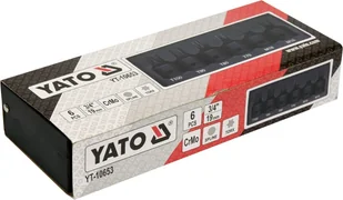Yato ZESTAW UDAROWYCH KLUCZY TRZPIENIOWYCH 3/4" TORX/SPLINE 6 SZT YT-10653 - Zestawy narzędziowe - miniaturka - grafika 4