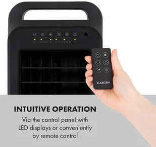 Klarstein Klarstein Cooler Rush, wentylator/chłodnica powietrza, 5,5 l, 45 W, pilot, 5 x pakiet lodowy ACO4-CoolerRushB - Klimatory - miniaturka - grafika 9