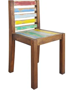 vidaXL Lumarko Krzesła stołowe, 4 szt., lite drewno z odzysku 326180 - Krzesła - miniaturka - grafika 12