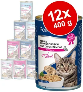 Porta 21 Feline 12 x 400 g Tuńczyk z krewetkami - Mokra karma dla kotów - miniaturka - grafika 2