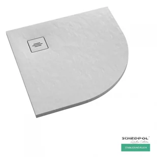 Schedpol Schedline Brodzik półokrągły kompozytowy Schedline PROTOS White Stone 90x90 3SP.P1O-9090/B/ST-M1/B/ST - Brodziki prysznicowe - miniaturka - grafika 12
