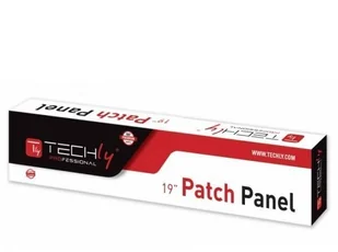 Techly Patch panel 1U UTP 24xR J45 Cat.6, czarny 22892 - Akcesoria do szaf serwerowych - miniaturka - grafika 9