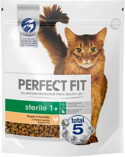 Perfect Fit Sterile 1+) 3 x 750g Bogaty w Kurczaka sucha karma dla kotów po sterylizacji - Mokra karma dla kotów - miniaturka - grafika 10