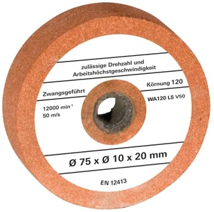 EINHELL Kamień szlifierski 75 x 10 20 mm, G120 do TH-XG (4412625) - Materiały ścierne - miniaturka - grafika 2