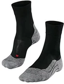 Skarpetki sportowe męskie - FALKE RU 4 Wool męskie skarpety do biegania, czarny 16396 - miniaturka - grafika 1