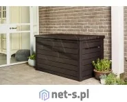 Keter Skrzynia ogrodowa Ontario 870 L brązowa) Keter - Skrzynie ogrodowe - miniaturka - grafika 2
