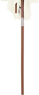 vidaXL Parasol ogrodowy na drewnianym słupku, 150 x 200 cm, piaskowy - Parasole ogrodowe - miniaturka - grafika 8