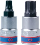Klucze i nasadki - Kingtony NASADKA KRÓTKA 3/4" Z KOŃCÓWKĄ TORX T100 x 80mm KING TONY - miniaturka - grafika 1