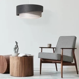 Euluna Lampa wisząca Kobo, grafit/szara/biała - Lampy sufitowe - miniaturka - grafika 2