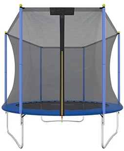 Ultrasport Trampolina ogrodowa, trampolina dziecięca, zestaw z trampoliną zawierający matę do skakania, siatkę ochronną, wyściełane słupki do siatki i osłonę krawędzi , niebieski, 244 cm 331300000262 (331300000225) - Trampoliny - miniaturka - grafika 2