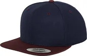 Czapki i chusty sportowe męskie - Flexfit Classic Snapback czapka z daszkiem, 2 kolory, wielokolorowa, jeden rozmiar 6089MT-00594-0050_nvy/maroon_one size - miniaturka - grafika 1