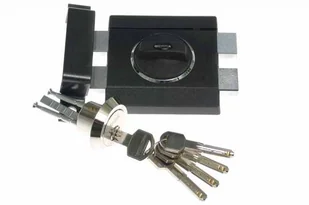 Gerda ZAMEK NAWIERZCHNIOWY ZX 1000 KOLOR CZARNY ATEST KLASA C ZX 1000 - Zamki i wkładki - miniaturka - grafika 5