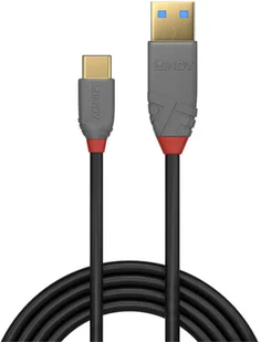 Lindy 36886 Kabel USB 2.0 A C Anthra Line 1m LY-36886 - Kable USB - miniaturka - grafika 2