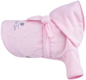 Ubranka dla psów - Ami Play Szlafrok kąpielowy dla psa spa 35cm Różowy - miniaturka - grafika 1