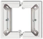 Puszki elektryczne i akcesoria - Karlik Puszka natynkowa pojedyncza DECO / MINI biały DPU-1 - miniaturka - grafika 1