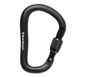 Sprzęt wspinaczkowy - Black Diamond Karabinek ROCKLOCK SCREWGATE kolor czarny - miniaturka - grafika 1