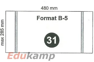 Fol-Plast okładki Okładka samoprzylepna B5 Fol-Plast max:285x480mm OK30FP - Dyplomy i okładki Fol-Plast okładki Okładka samoprzylepna B5 Fol-Plast max:285x480mm OK30FP - Dyplomy i okładki - miniaturka - grafika 2