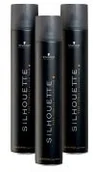 Kosmetyki do stylizacji włosów - Schwarzkopf Professional Silhouette bardzo mocny lakier do włosów wielopak 3x750ml - miniaturka - grafika 1