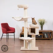 Drapaki dla kotów - Natural Paradise Natural Paradise drapak dla kota Magnolia XL - Jasnoszary - miniaturka - grafika 1