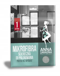 Anna Zaradna Ścierka Ściereczka do polerowania z mikrofibry - Ściereczki, gąbki, czyściki - miniaturka - grafika 2