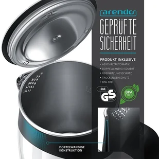 Arendo 23030012 - Czajniki elektryczne - miniaturka - grafika 2