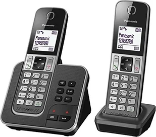 Panasonic KX-tgd32 2frg Duo télép smartfona sans fil avec repondeur Noir KX-TGD322FRG - Telefony stacjonarne Panasonic KX-tgd32 2frg Duo télép smartfona sans fil avec repondeur Noir KX-TGD322FRG - Telefony stacjonarne - miniaturka - grafika 1