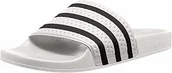 Buty trekkingowe męskie - Adidas Unisex-Erwachsene Originals ADILETTE Bade Sandalen - Weiß (WHITE/CBLACK/WHITE), EU 44.5 - miniaturka - grafika 1