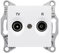 Gniazdka elektryczne - Schneider Electric Schneider Sedna biały gniazdo R-RTV końcowe) SDN3301621 - miniaturka - grafika 1