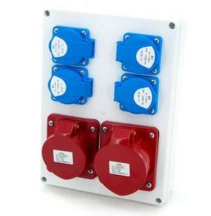 Rozdzielnica Budowlana Skrzynka 32/5 16/5 4x230V - Bezpieczniki elektryczne - miniaturka - grafika 2