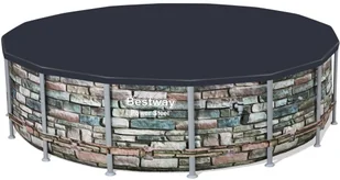 Bestway Pokrywa na basen Flowclear, 488 cm vidaXL - Akcesoria do basenów - miniaturka - grafika 3