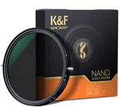Filtry fotograficzne - KF Concept Filtr VND-CPL szary regulowany z polaryzacją K&F Concept (1-5stop) 72mm KF01.1141 - miniaturka - grafika 1