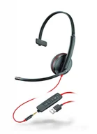 Słuchawki - Poly Blackwire C3215 czarna - miniaturka - grafika 1