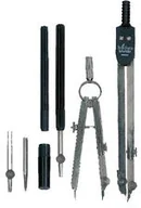 Akcesoria kreślarskie - Leniar Leniar Cyrkle zestaw 7 elementowy 40007 61507 - miniaturka - grafika 1