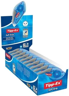 BIC KOREKTOR W TAŚMIE TIPP EX SOFT GRIP PUDEŁKO 10 SZT 895933 - Artykuły biurowe - miniaturka - grafika 3
